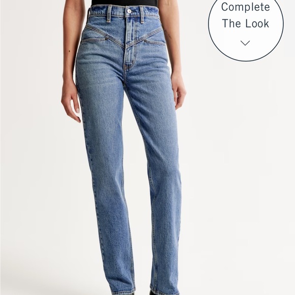 Abercrombie & fitch - Ultra High Rise 90s Straight Jean - Picture 3 of 8